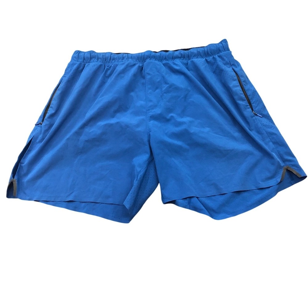 Rhone Swift Running Shorts Mens L Blue Athletic Gym Workout SWF-SP18-1